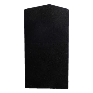 Kozza vänster sidolock för balustradprofil U KE 100 – svart, aluminium