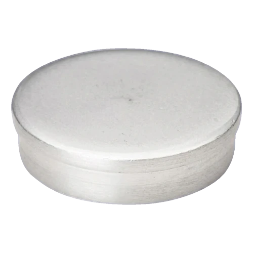 Kozza aluminiumlock för heltäckande glasräckesprofiler KE 105 / KE 115 – matt anodiserad 000-847 (1)