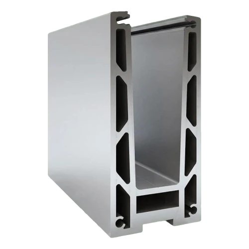 Kozza KF 1000 – aluminiumprofil U för helglasräcken 5000 mm med dränering 000-878 (1)