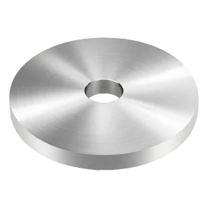 PSG distansbricka för punktfästen fi 50 mm – stålbricka AISI 304 satinfinish