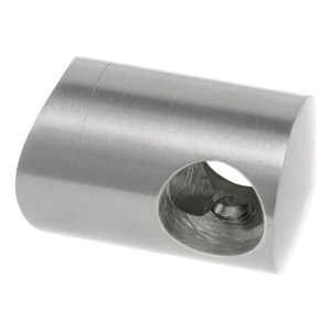 PSG genomgångsfäste för stång fi 10 mm – rörsystem 42,4 mm, rostfritt stål satin