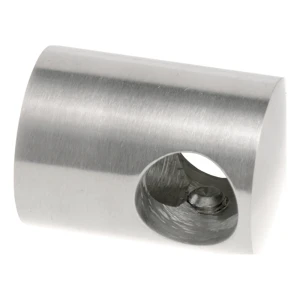 PSG genomgående räckesbeslag fi 14 mm för plan yta – rostfritt stål AISI 304 satinfinish