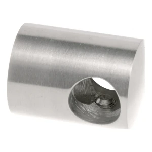 PSG genomgående räckesfäste för stång Ø 16 mm – rostfritt stål AISI 304, satinfinish