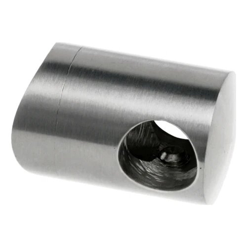 PSG genomgående fäste för stång fi 12 mm – montering till rör 42,4 mm, AISI 304 blank 000-901 (1)