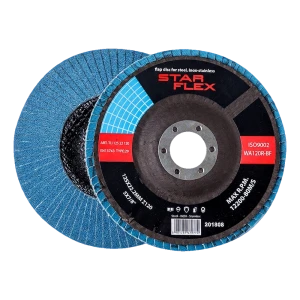 Star Flex – böjd lamellskiva T29 125 mm zirkonium Z120 INOX