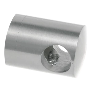 PSG genomgående balustradbeslag för stång ø 12 mm – AISI 304 satin, planmontering