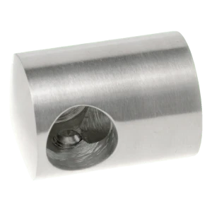 PSG höger ändfattning för stång fi 12 mm – montage till plan yta, rostfritt stål AISI 304