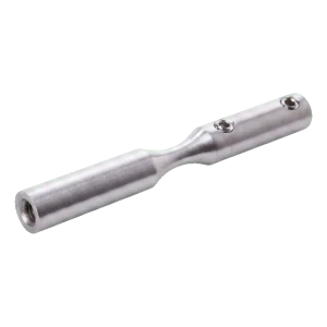 PSG böjd hållare för balustradvajer fi 4–6 mm – rostfritt stål AISI 304, satinerad