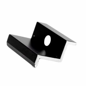 Ändklämma H30 Aluminium 6060 Hål M8 Anodiserad