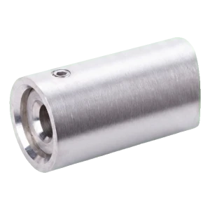 Axiellt räckesmontering fi 42,4 mm till vägg – rostfritt stål AISI 304 satin