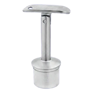 PSG ledstångsupport flexibel limmontage AISI 316 – system 42,4 mm, satinfinish