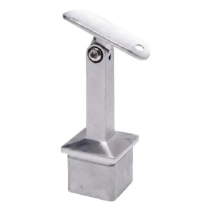 PSG ledad rörräckestöd 42,4 mm för stolpe 40x40 mm AISI 304 satäng