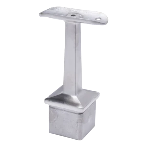 Postal – räckesstöd för balustrad Ø42,4 mm till stolpe 40x40x2 mm, rostfritt stål AISI 304 satin