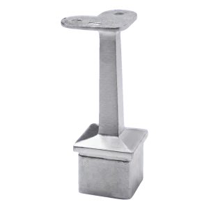 PSG stöd för platt räcke hörn 90° klistrat – rostfritt stål AISI 304 system 40x40