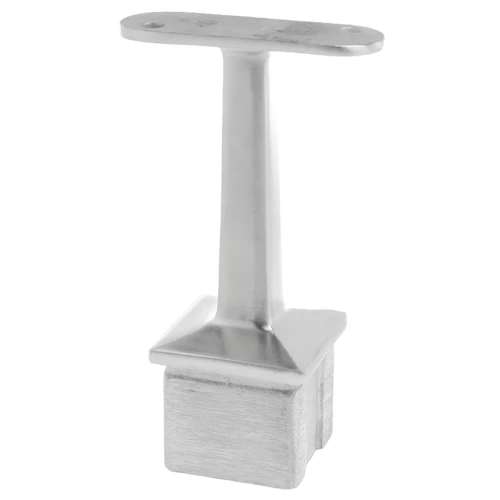PSG stöd för platt handledare limmat till stolpe 40×40 mm – rostfritt stål AISI 304 satin 001-051 (1)
