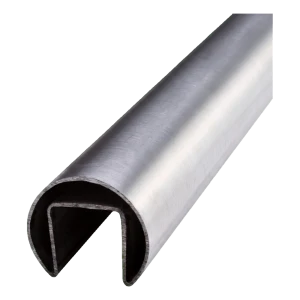 PSG Påsättningshandtag för glas fi 42,4 mm satinfinish – rör AISI 304, längd 5000 mm