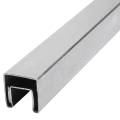 PSG Glasräcke påmonterat 40x40 mm AISI 304 satäng – 2500 mm 001-082 (1)