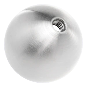 Ihåligt skruvkulhuvud ø60 mm med M8-gänga – rostfritt stål AISI 304 satinfinish