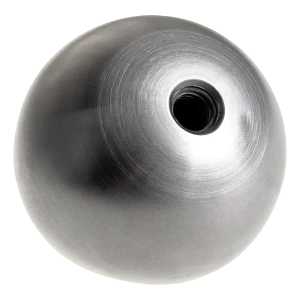 Fullständig inskruvad kula för balustrad ø 40 mm gänga M8 – rostfritt stål satinfinish