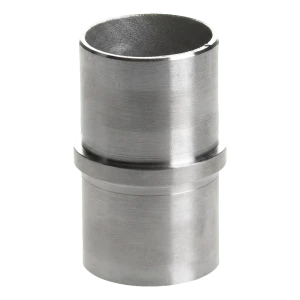 Rak balustradkoppling för rör 42,4x2 mm – rostfritt stål AISI 304, limmas