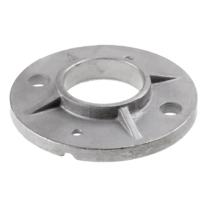 Förstärkt räckestolpsbas för svetsning fi 100 mm – rostfritt stål AISI 304