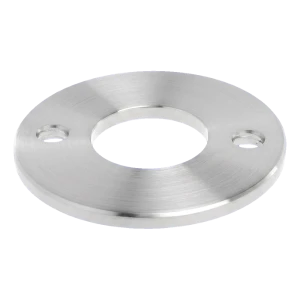 Stolpfot för räcke för svetsning Ø80 mm – rostfritt stål AISI 304 satinerad