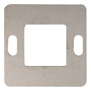 Räckesfästplatta 80×80 mm AISI304 system 40×40 obehandlad yta