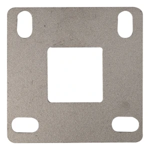 Balusterstolpsbas för svetsning 100x100 mm – system 40x40, rostfritt stål AISI 304