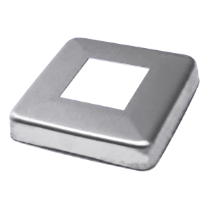 Skyddskrage för balustrad 90x90 mm för profil 40x40 – rostfritt stål AISI 304 polerad