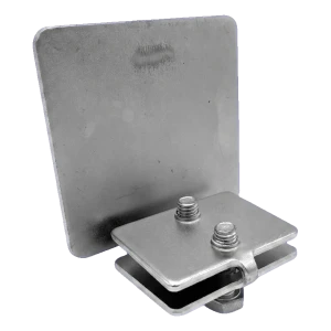 PSG profilavslutning för skjutgrindens körskenor 80x80 mm galvaniserad