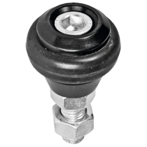 PSG gumiförsedd ledrulle FI 42 mm för skjutgrindar – gänga M12