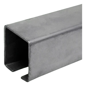 PSG körskenor för skjutportar – stålprofil 70×70 mm, L=6000 mm