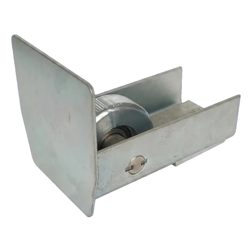 PSG påkörningsrulle 140 mm med ändstycke för självbärande skjutgrind 001-299 (1)