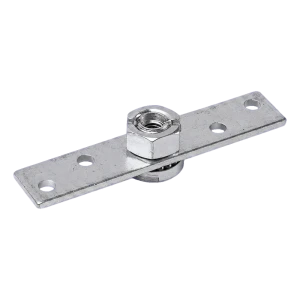 PSG stålmonteringsplatta 38 för rullvagn till skjutport 150×25 mm