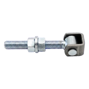 PSG justerbart grindgångjärn långt M18 galvaniserat stål (seger)